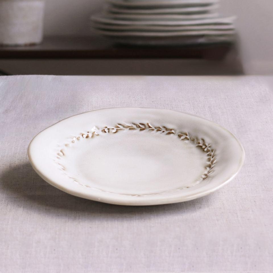 Valentina Salad Plate Set of 4 (Dusty White)