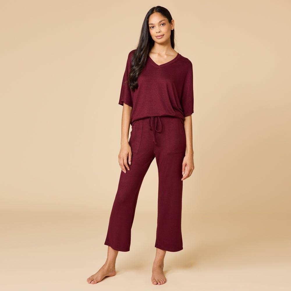 Softies Dream Capri Lounge Set Cherry Medium