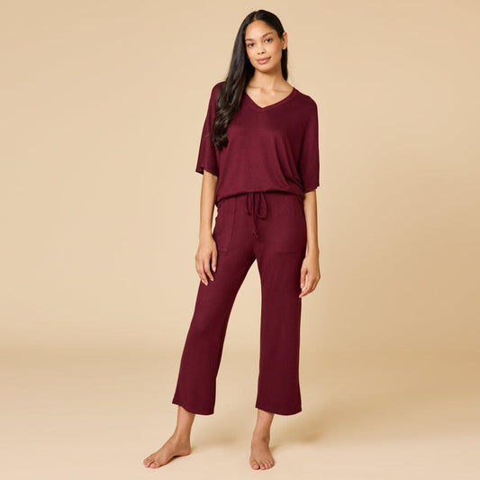 Softies Dream Capri Lounge Set Cherry Medium