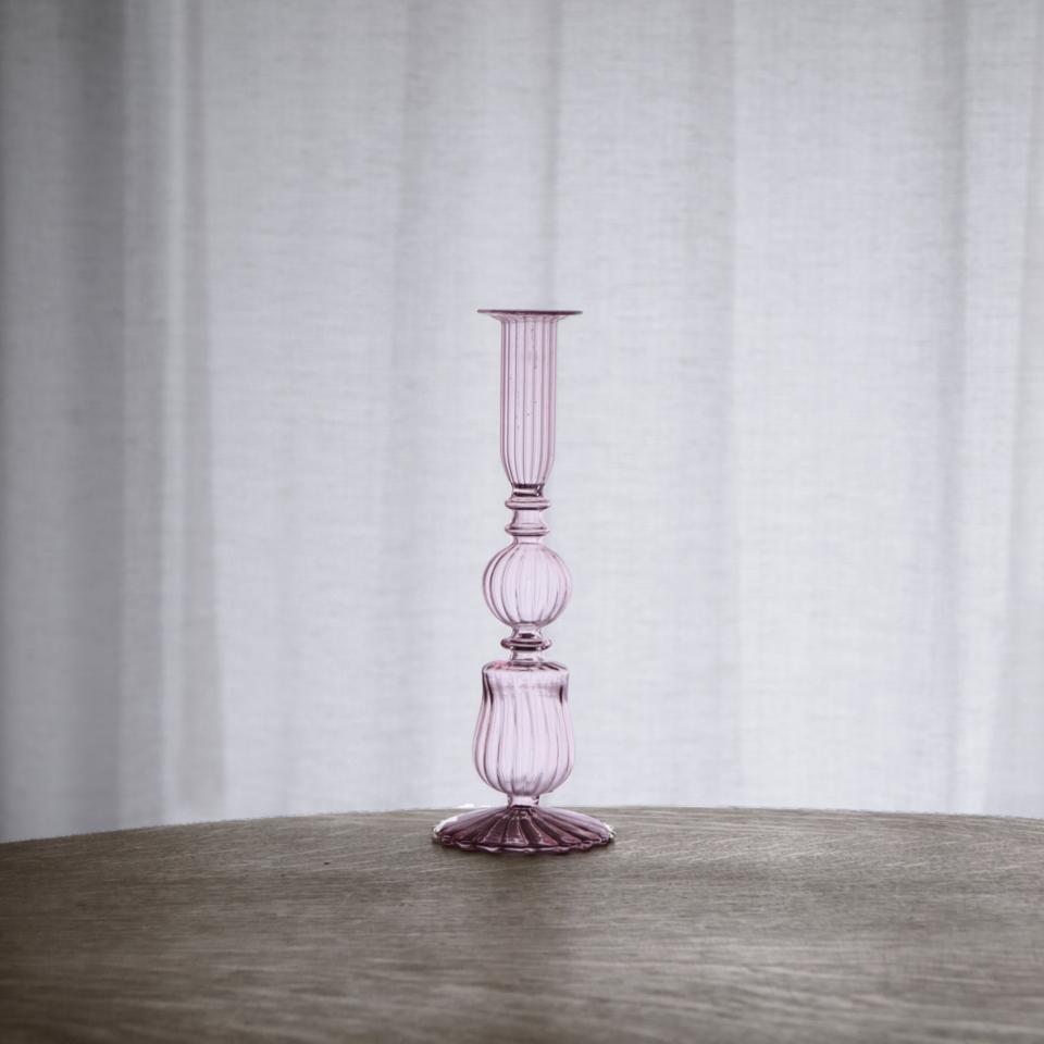Cambridge Sophia 9" Candlestick Holder Set of 2 (Light Pink)