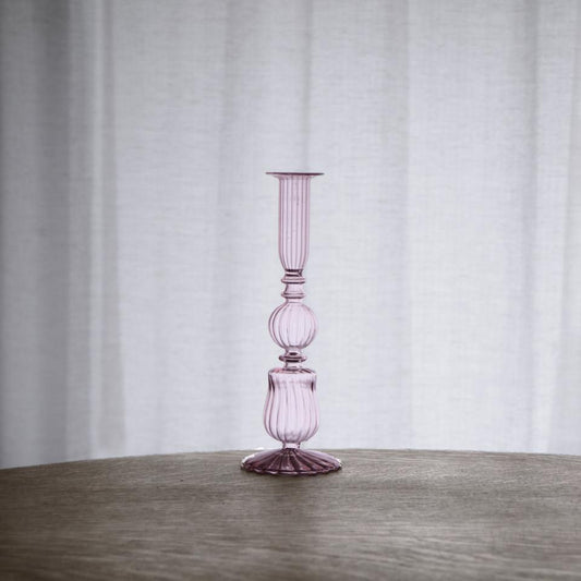 Cambridge Sophia 9" Candlestick Holder Set of 2 (Light Pink)
