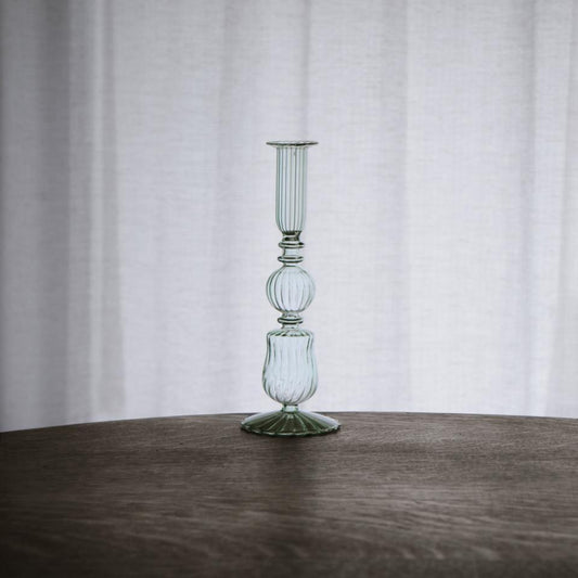 Cambridge Sophia 9" Candlestick Holder Set of 2 (Light Green)