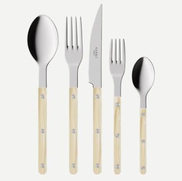 Bistrot Horn Faux Horn by Sabre Five Piece Place Setting
