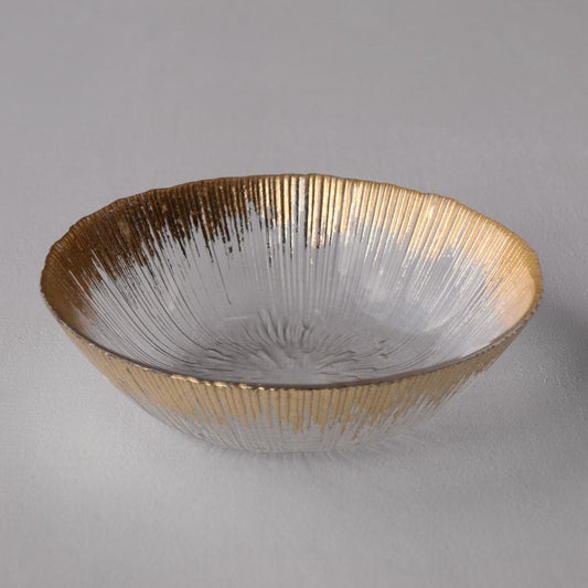 Radiant Small Bowl (Clear and Gold)