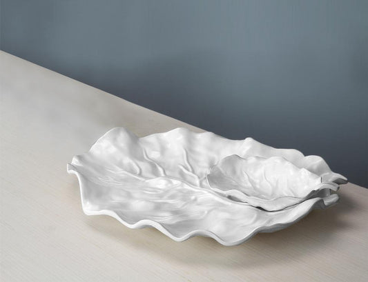 Lettuce Leaf Chip & Dip (White)