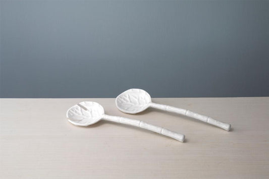 Lettuce Large Salad Servers (White)
