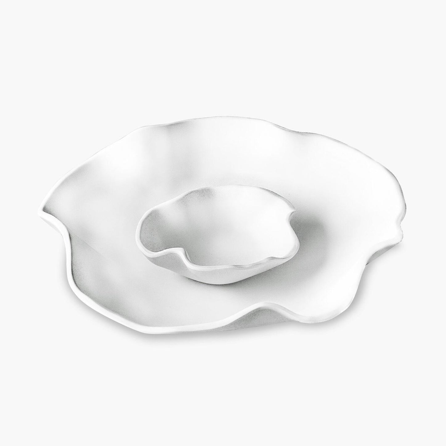 Nube Bowl with Dip (White)