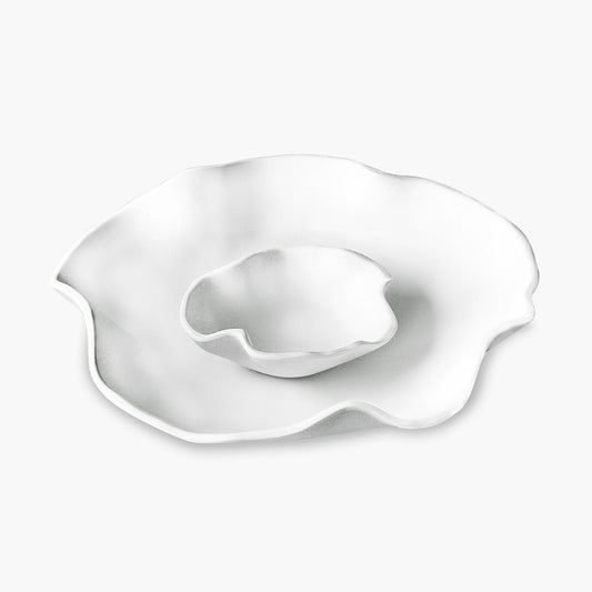 Nube Bowl with Dip (White)