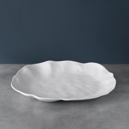 Nube Large Oval Platter (White)