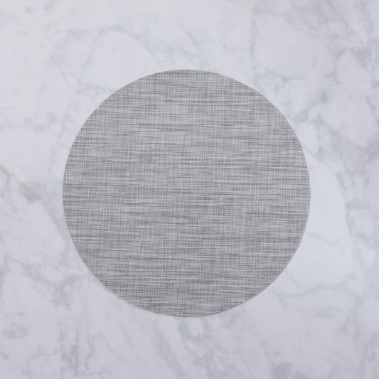 Round Woven Placemats Set of 4 (Grey)