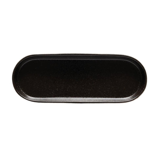 Oval Tray 10", Latitude black
