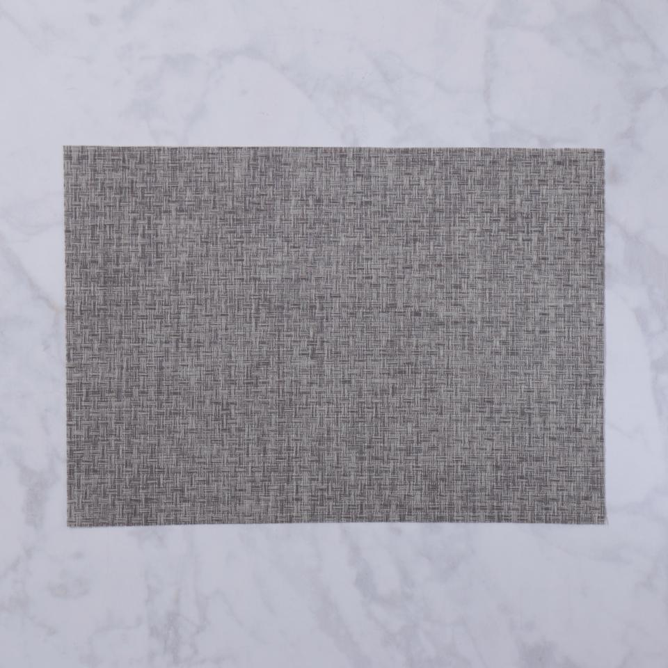 Rectangular Woven Placemats Set of 4 (Charcoal)