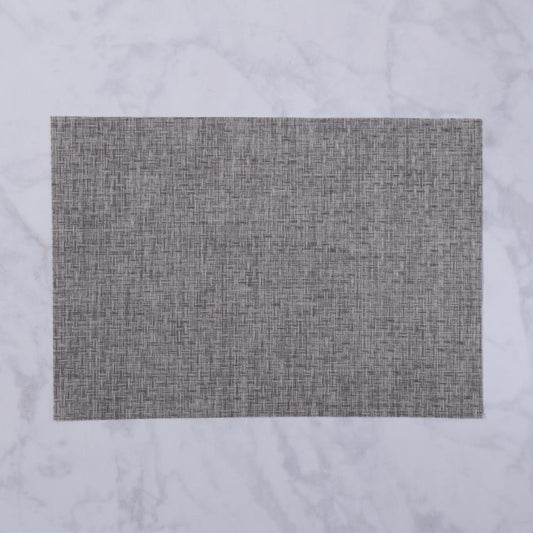 Rectangular Woven Placemats Set of 4 (Charcoal)