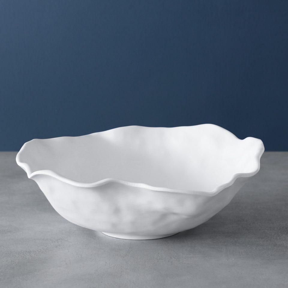 Nube Large Round Bowl (White)