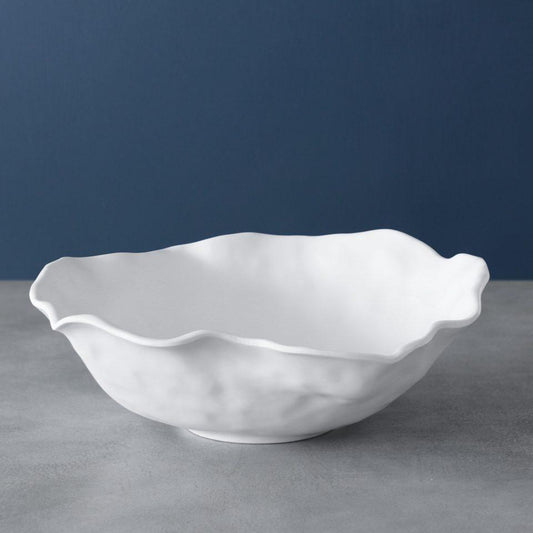 Nube Large Round Bowl (White)