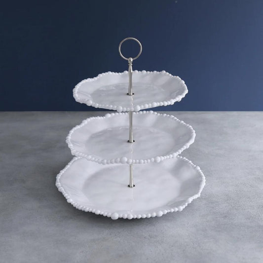 Alegria Triple Tiered Server (White)
