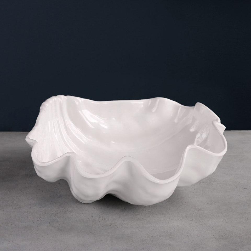 Shell Large Bowl (White)