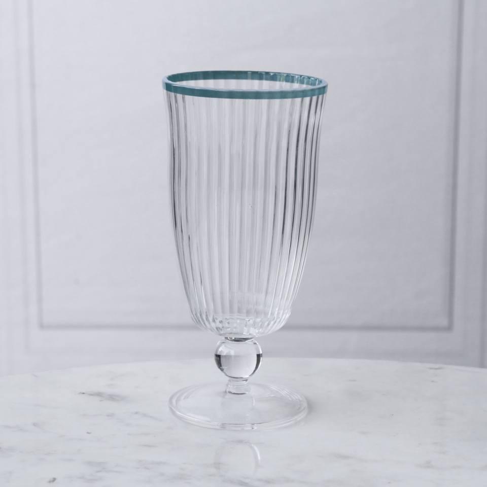 Acrylic Tumbler Set of 4 (Clear and Blue)