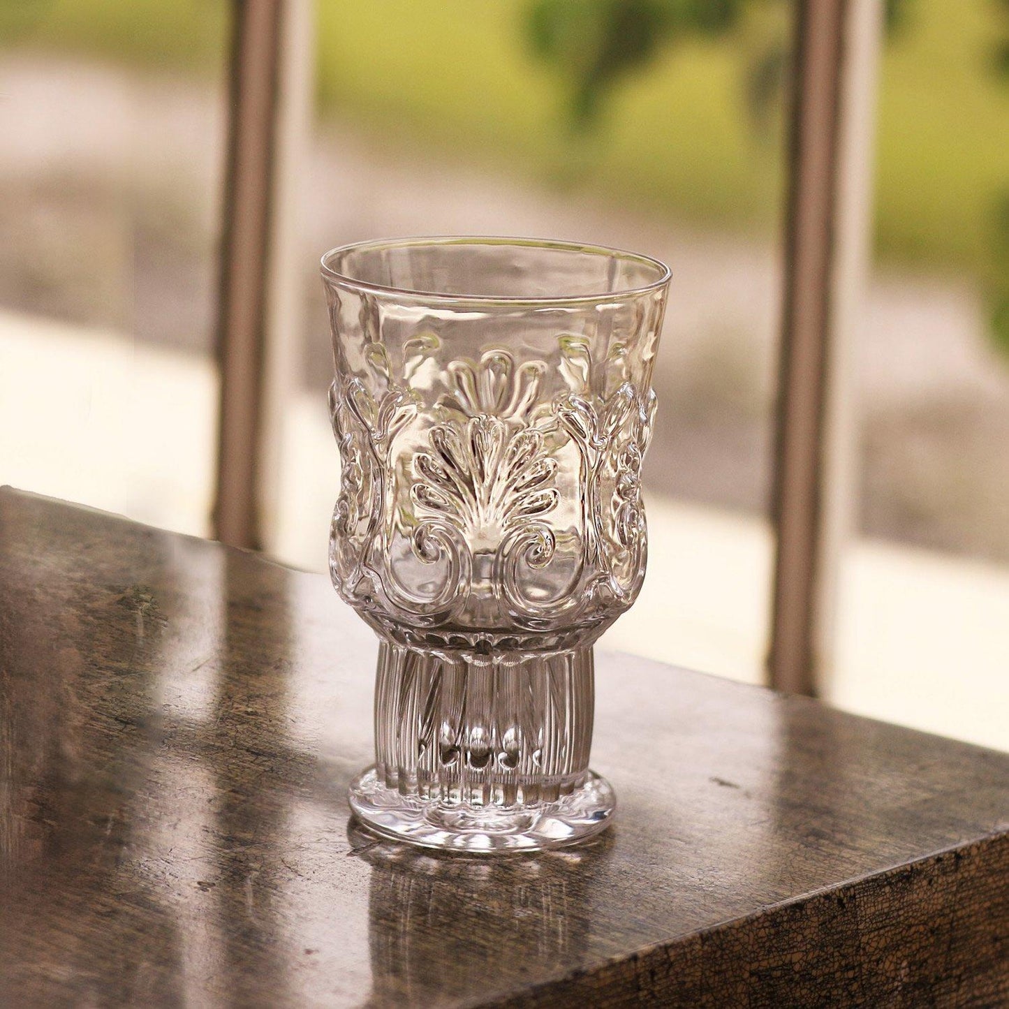 Baroque 6 oz Stemless Set of 4 (Clear)
