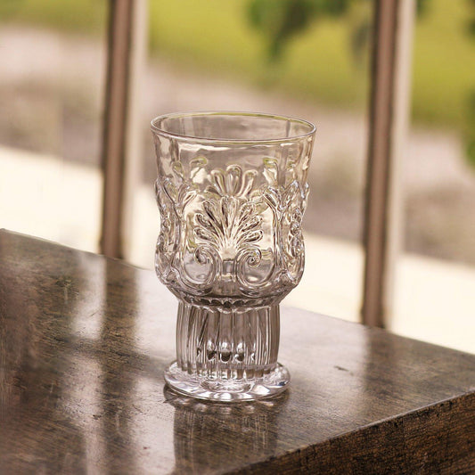 Baroque 6 oz Stemless Set of 4 (Clear)