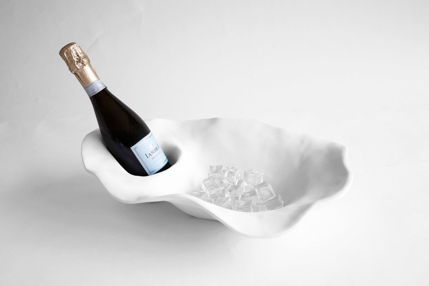 Ocean Oyster Champagne Bucket (White)