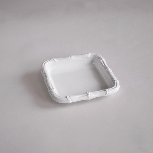 Bamboo Beverage Napkin Holder (White)