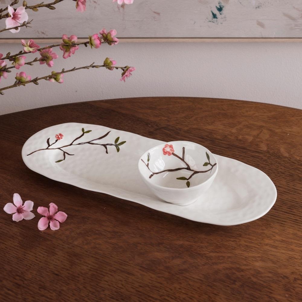 Bird on Branch Mini Bowl Set of 2( Multi)