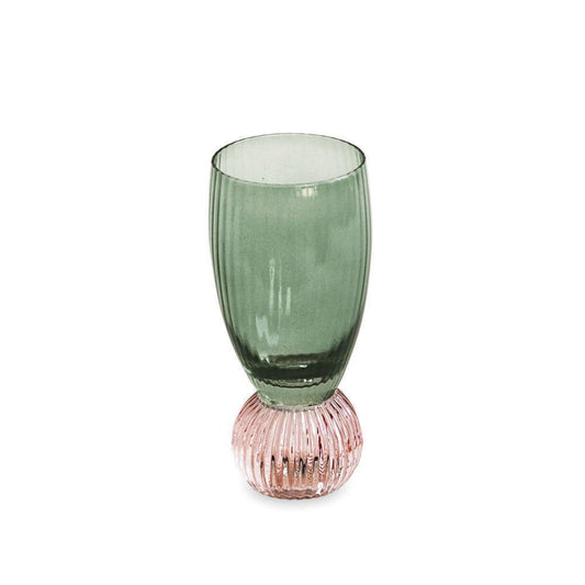 GLASS Venice Shot Glass Set of 4 (Green and Lavender)