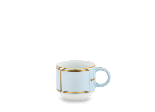 Diva Celeste Coffee Cup and Sauce by Richard Ginori