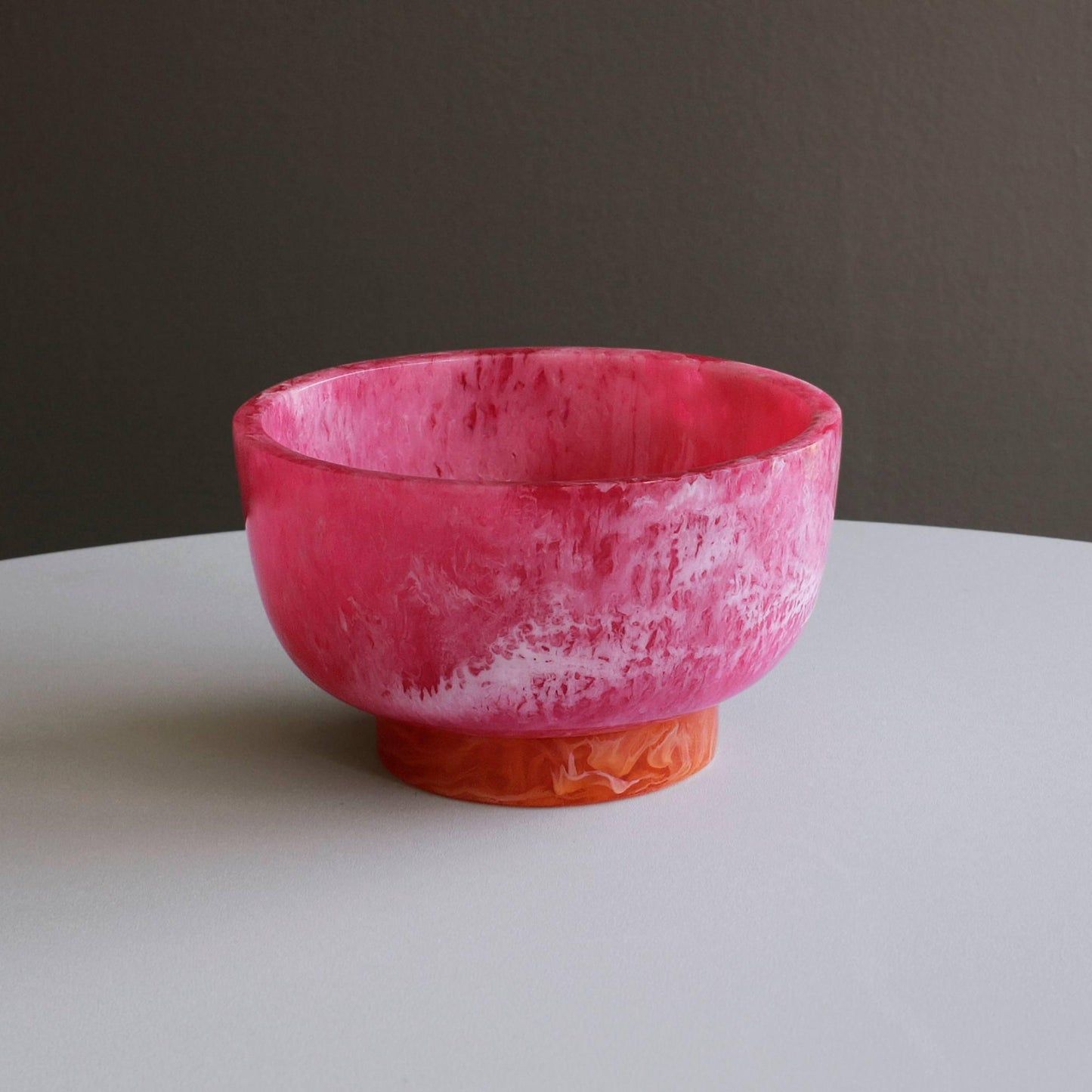 Rio Small Bowl with Base (Pink and Orange)