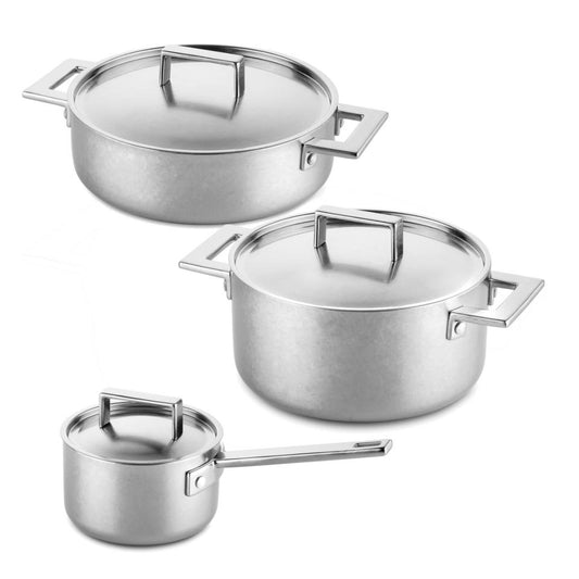 Pewter Cookware 6 Pcs Set