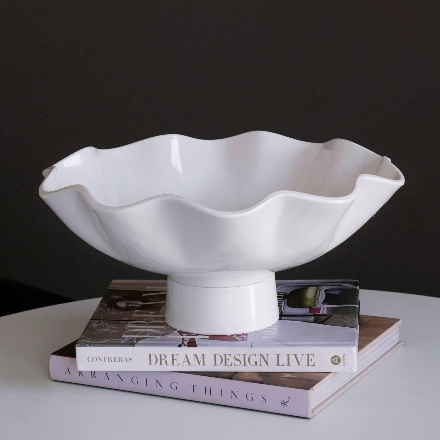 VIDA Havana Carola Large Pedestal (White)