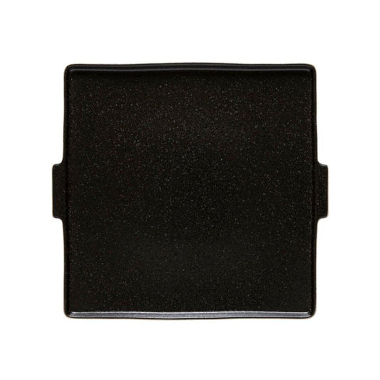 Square Serving Plate 12", Latitude black