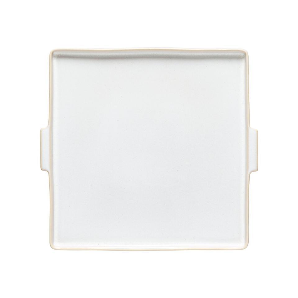 Square Serving Plate 12", Dune path