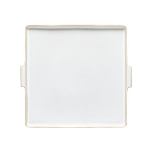 Square Serving Plate 12", Dune path