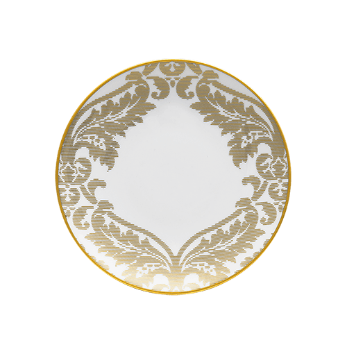 Set of 4 Gold Dessert Plates