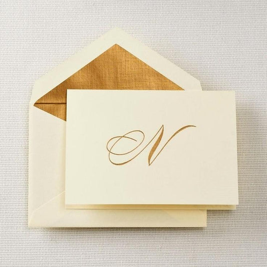 Engraved Notes "N" by Crane