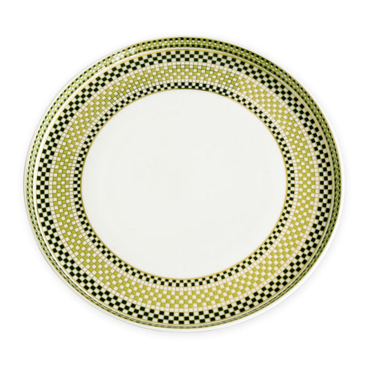 Ravenna Dinner Plate Set of 4 Green & Gold