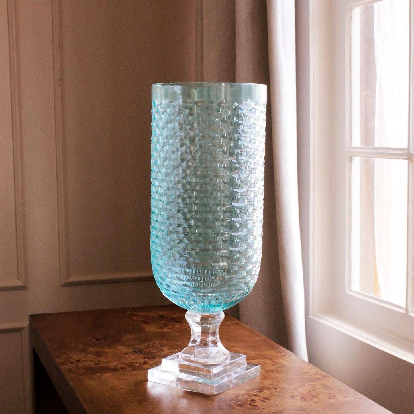 Eclat Tall Hurricane Pale Blue & Clear