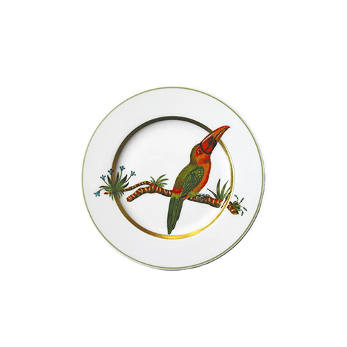 Bread and Butter Plate - Toucan Facing Right