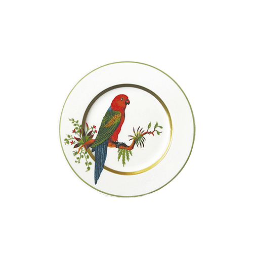 Bread & Butter Plate - Red Parakeet