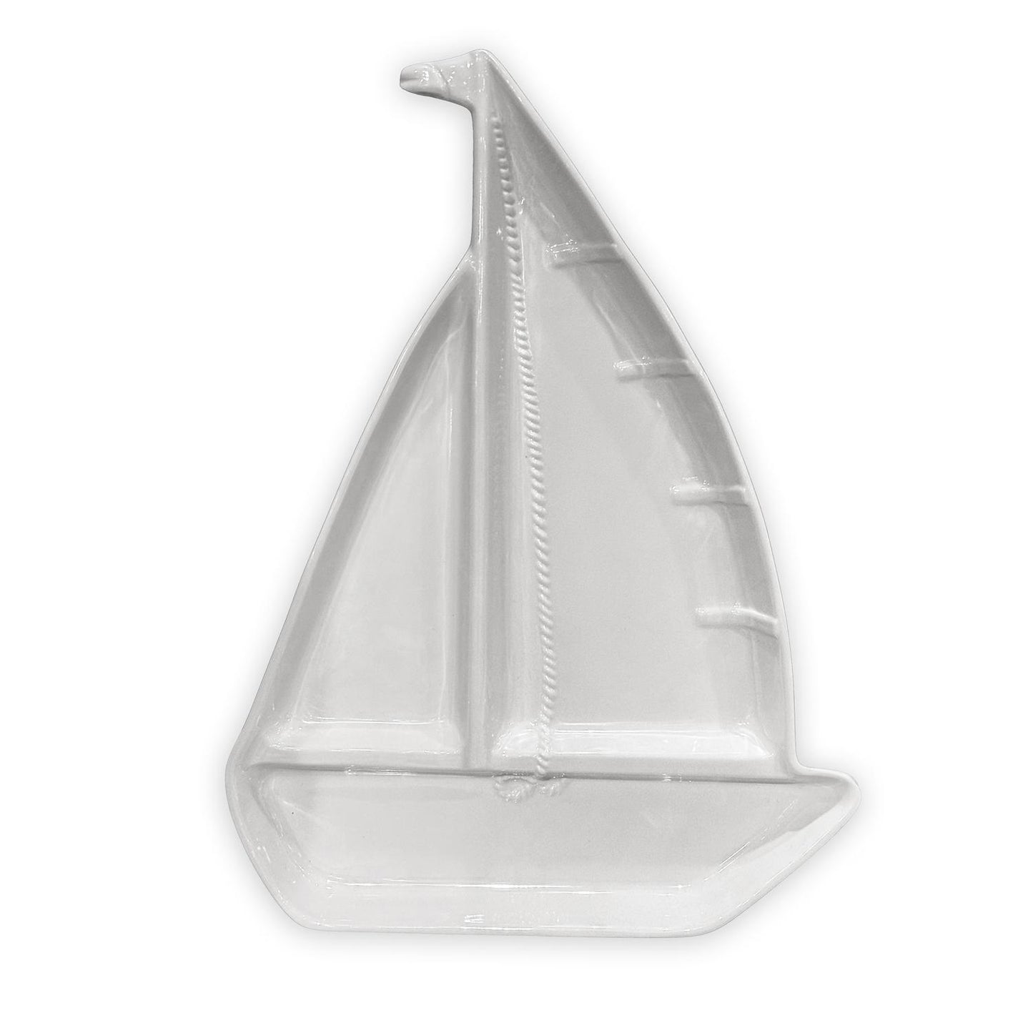 Ocean Newport Sailboat Chip and Dip (White)