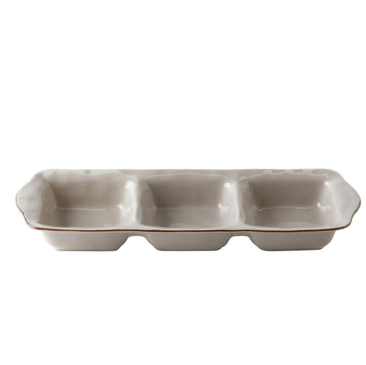 Three Part Divided Tray