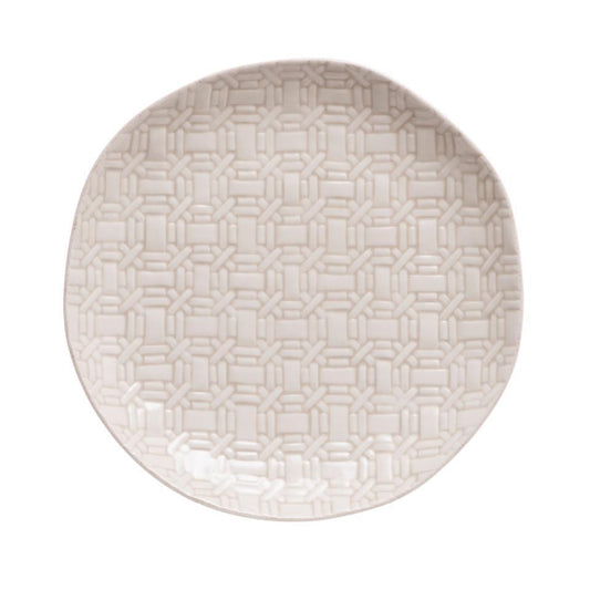 Cantaria Basket Weave Salad Set - Sand