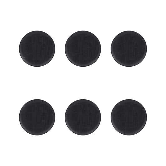 Dessert Plate Black, set of 6