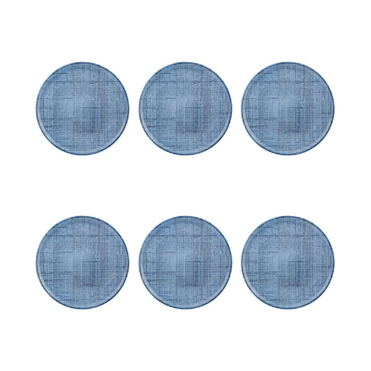 Dinner Plate Blue, set of 6