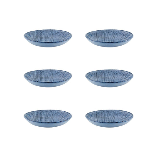 Soup/Deep Plate Blue, set of 6
