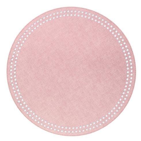 Pearls Rose w/ White Placemat by Bodrum