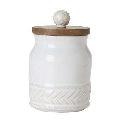 Sugar Bowl with Wooden Lid