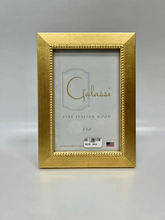 Gold Bead 4x6 Frame by F.G Galassi